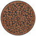 Ceramic Mosaic Bistro Table in Terracotta (Ø50 x 70cm) - Little and Giant Explorers vidaXL