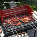 Charcoal BBQ Grill – 5-Position Height | 1800cm² Cooking Area OUTSUNNY - Little and Giant Explorers Outsunny