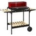 Charcoal BBQ Grill – 5-Position Height | 1800cm² Cooking Area OUTSUNNY - Little and Giant Explorers Outsunny