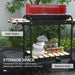 Charcoal BBQ Grill – 5-Position Height | 1800cm² Cooking Area OUTSUNNY - Little and Giant Explorers Outsunny