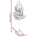 Cherry Blossom LED Tree in Warm White with 200 LEDs 180cm - Little and Giant Explorers vidaXL