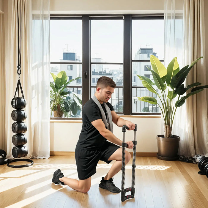 Chest Expander Stainless Steel | 10-80kg Adjustable Resistance - Little and Giant Explorers SPORTNOW