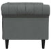Chesterfield Sofa Chair with Rolled Arms – Dark Grey Fabric | Deep Button Tufting VIDAXL - Little and Giant Explorers