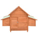 Chicken Coop in Solid Firwood (152 x 96 x 110cm) - Little and Giant Explorers vidaXL