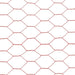 Chicken Wire Fence Steel with PVC Coating in Red (25 x 0.5m) - Little and Giant Explorers vidaXL