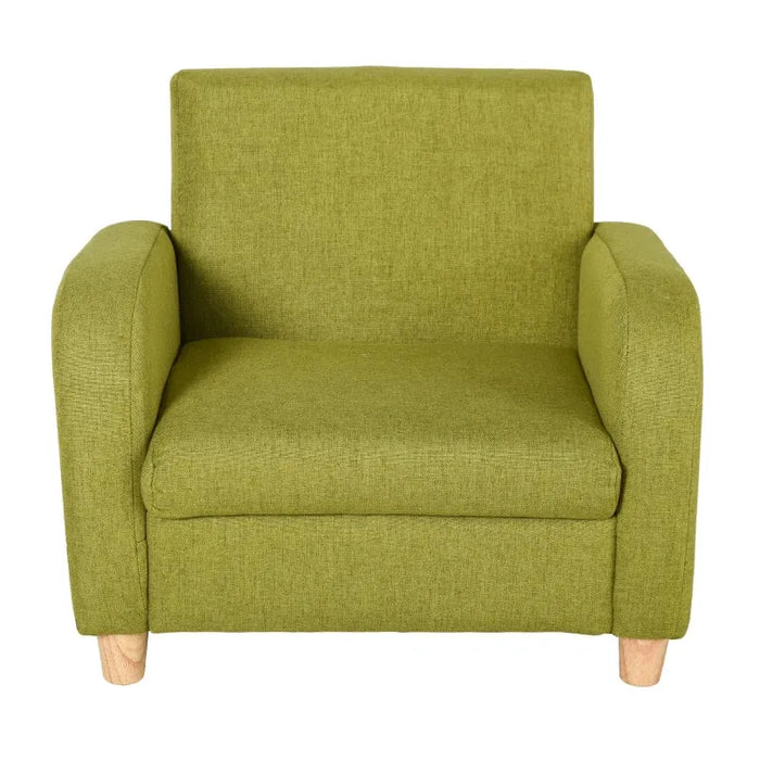 Children's Armchair Mini Sofa in Green - Little and Giant Explorers HOMCOM