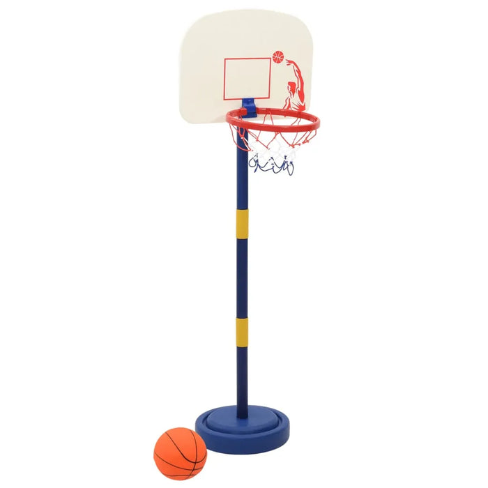 Children's Basketball Stand with Ball and Pump | 90/121 cm - Little and Giant Explorers vidaXL