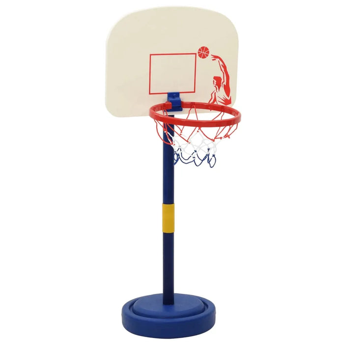 Children's Basketball Stand with Ball and Pump | 90/121 cm - Little and Giant Explorers vidaXL