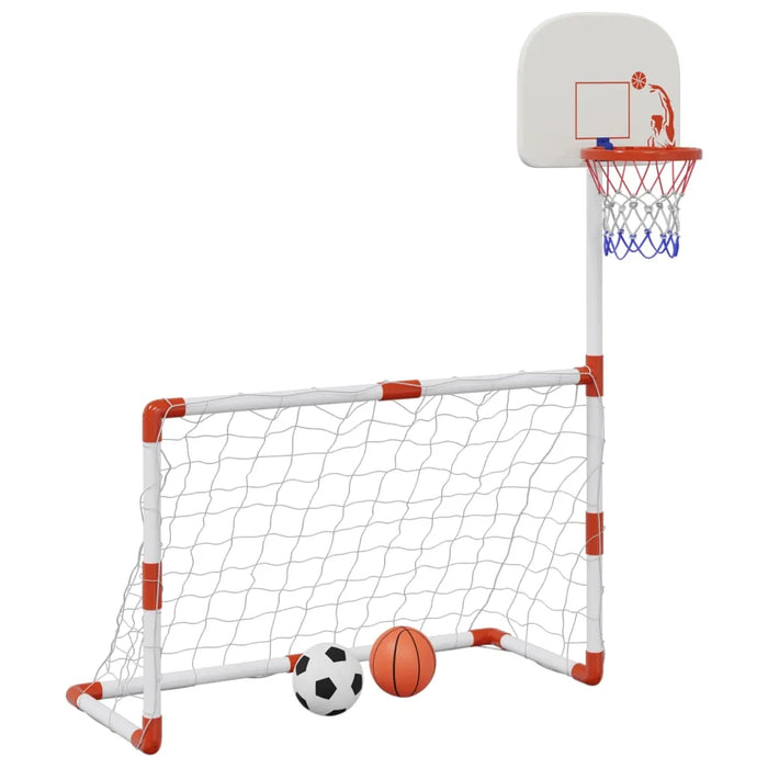 Children's Football and Basketball Set with Balls (98 x 50 x 70cm) - Little and Giant Explorers vidaXL