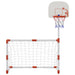 Children's Football and Basketball Set with Balls (98 x 50 x 70cm) - Little and Giant Explorers vidaXL