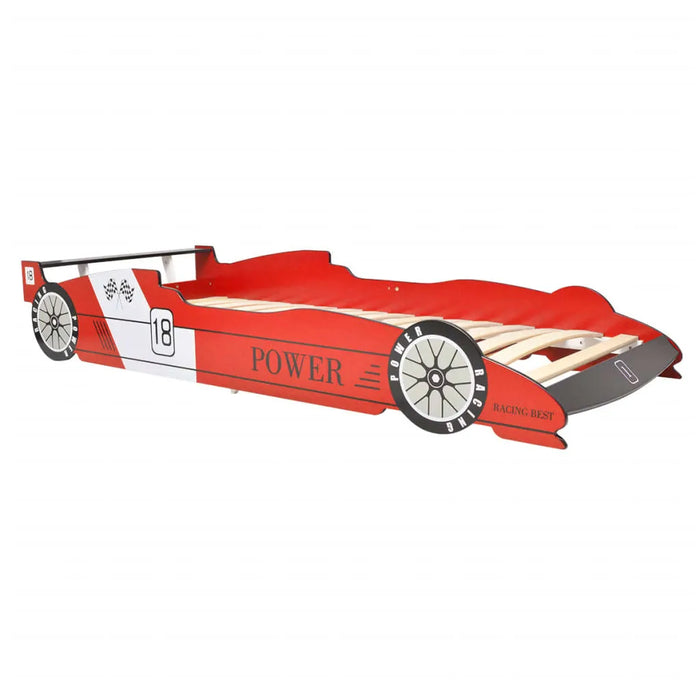 Children's Race Car Bed in Red (90 x 200cm) - Little and Giant Explorers vidaXL