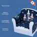 Children's 'Rocket' Armchair - Little and Giant Explorers HOMCOM