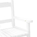 Rocking Chair for Children in White and Solid Wood Poplar - Little and Giant Explorers vidaXL