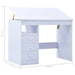 Children Tiltable Drawing Study Desk in White - Little and Giant Explorers vidaXL