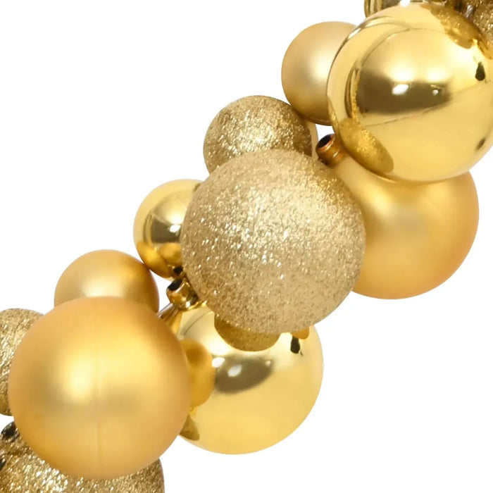 Christmas Balls Garland in Gold 175cm - Little and Giant Explorers vidaXL