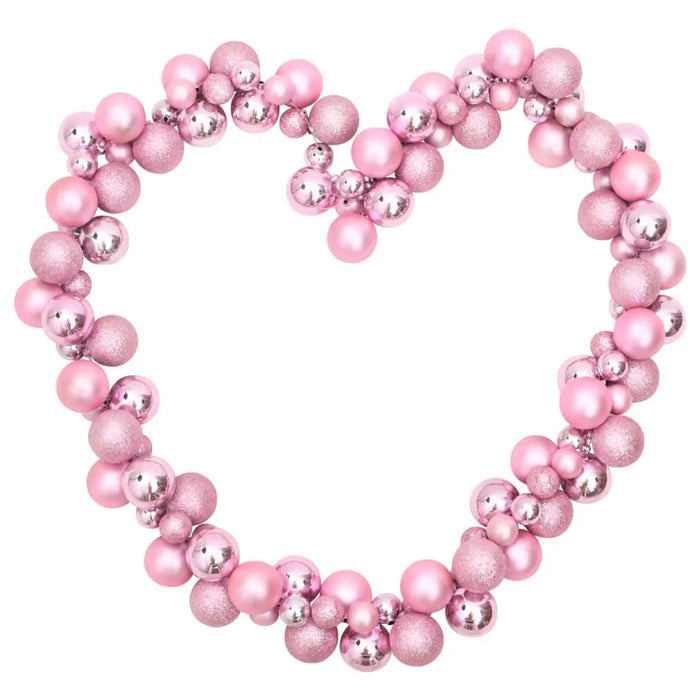 Christmas Balls Garland in Pink 175cm - Little and Giant Explorers vidaXL