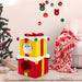 Christmas Cat Condo House – Double Gift Box Design | Plush Covering and Festive Red Bows COSTWAY - Little and Giant Explorers Costway