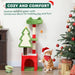 Christmas Cat Tree – Festive Multi-Level Cat Tower | Scratching Posts and Toys PAWHUT - Little and Giant Explorers PawHut