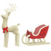 Christmas Decoration Reindeer and Sleigh with 100 LEDs in Warm White - Little and Giant Explorers vidaXL