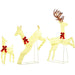 Three Piece LED Light Reindeer - Little and Giant Explorers Outsunny