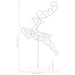 Christmas Flying Reindeer and Sleigh Decoration | Warm White 72 LED Lights VIDAXL - Little and Giant Explorers vidaXL