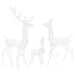 Christmas Reindeer Family Lights | 3-Piece Cold White LED Acrylic Set VIDAXL - Little and Giant Explorers vidaXL