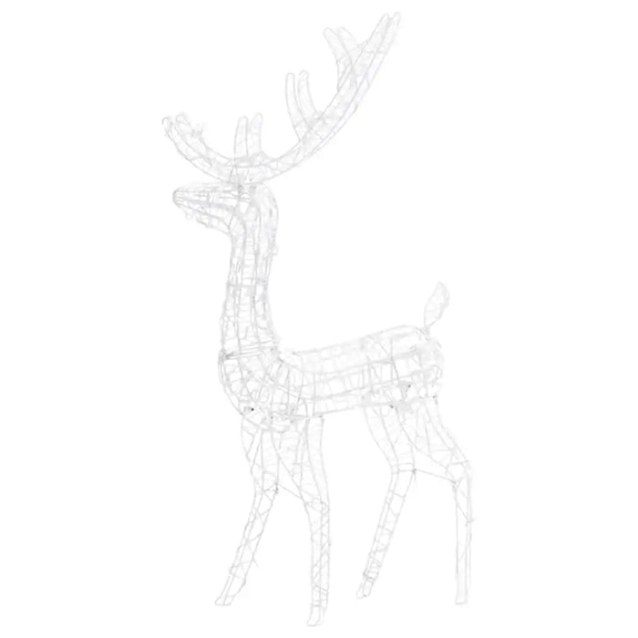 Christmas Reindeer Family Lights | 3-Piece Cold White LED Acrylic Set VIDAXL - Little and Giant Explorers vidaXL
