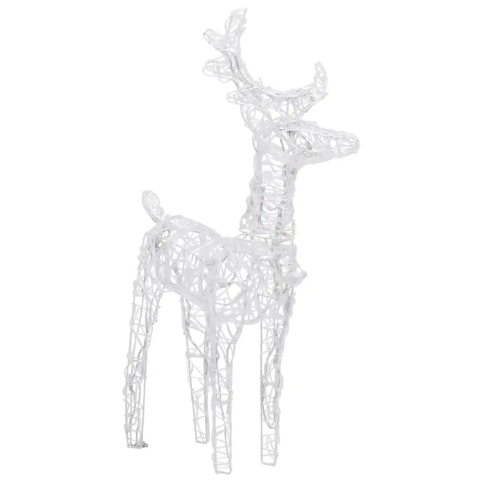 Christmas Reindeer Lights – 2-Piece Blue LED Acrylic Reindeer Set | 8 Lighting Modes VIDAXL - Little and Giant Explorers vidaXL