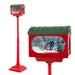 Christmas Sound-Activated Street Light with Colourful Lights 150cm - Little and Giant Explorers Costway