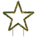 Christmas Star Light Decoration - Warm White | 80 LEDs and Pine Needle Frame VIDAXL - Little and Giant Explorers vidaXL