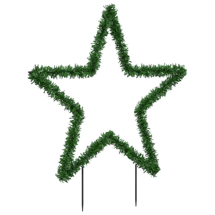 Christmas Star Light Decoration - Warm White | 80 LEDs and Pine Needle Frame VIDAXL - Little and Giant Explorers vidaXL