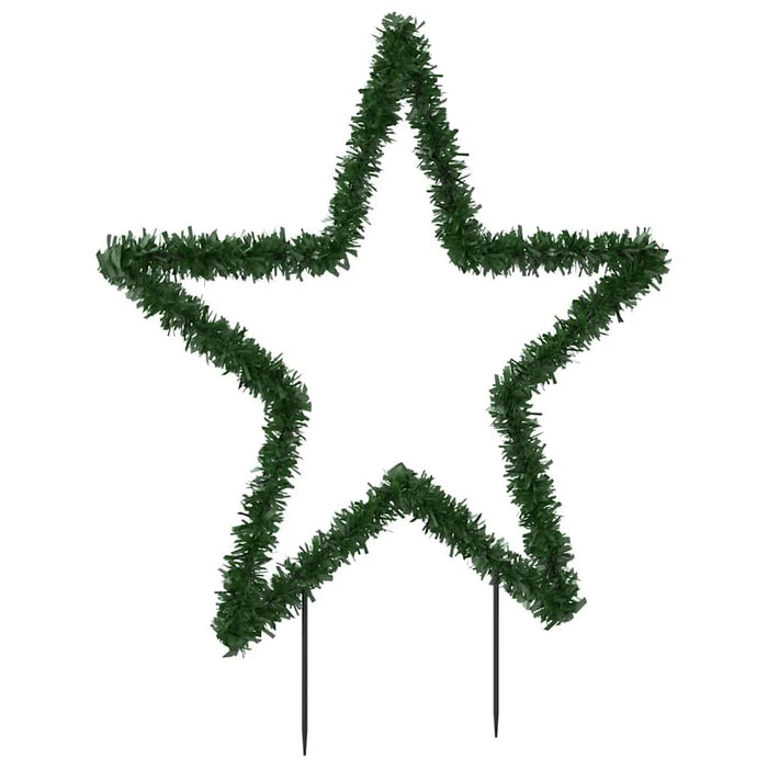 Christmas Star Light Decoration - Warm White | 80 LEDs and Pine Needle Frame VIDAXL - Little and Giant Explorers vidaXL
