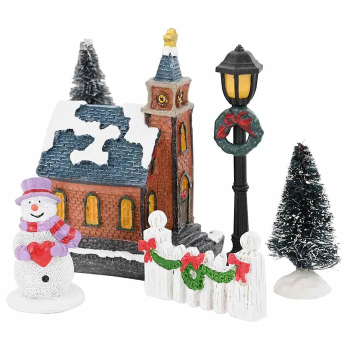 Christmas Tabletop Decoration - Resin Hand-Painted Ornament | LED String Lights VIDAXL - Little and Giant Explorers vidaXL