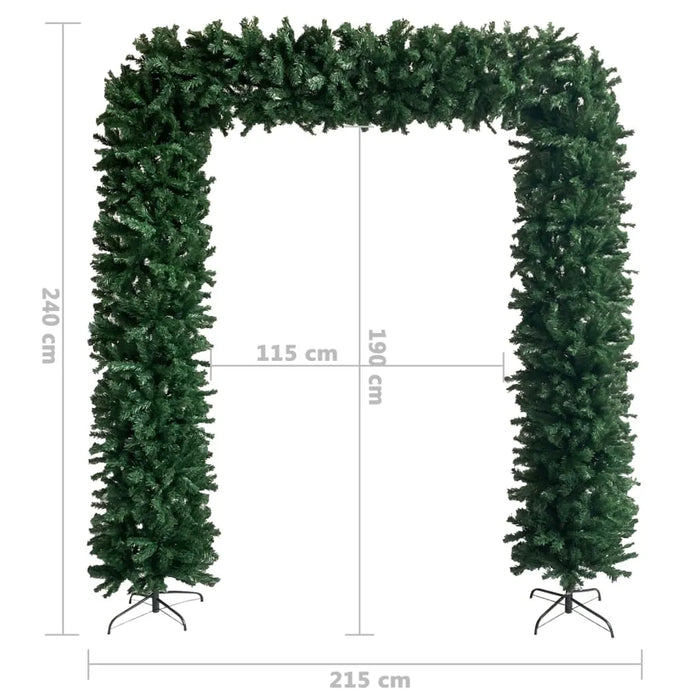 Christmas Tree Arch in Green 240cm - Little and Giant Explorers vidaXL