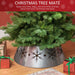 Christmas Tree Base Cover with Hollow Snowflake Patterns 68cm - Little and Giant Explorers HOMCOM