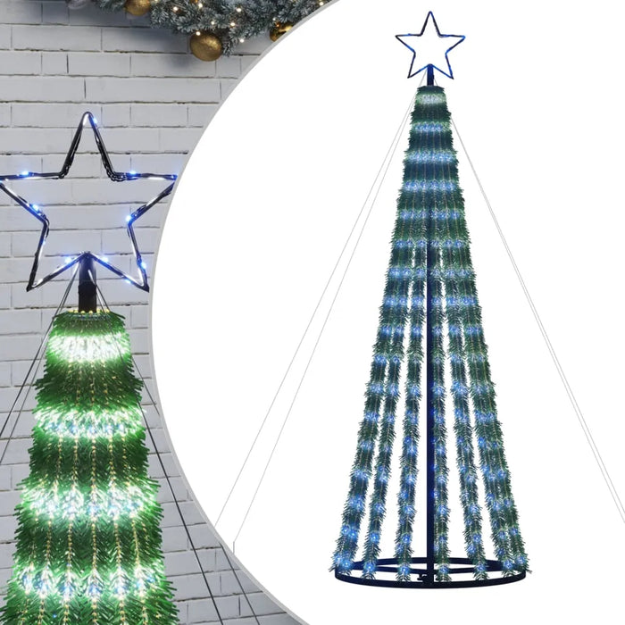 Christmas Tree Light Cone with 275 LEDs Blue 180cm - Little and Giant Explorers vidaXL