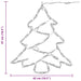 Christmas Tree Silhouette LED Lights – Set of 2 | Warm White - Battery Powered with Timer VIDAXL - Little and Giant Explorers vidaXL