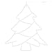 Christmas Tree Silhouette LED Lights – Set of 2 | Warm White - Battery Powered with Timer VIDAXL - Little and Giant Explorers vidaXL