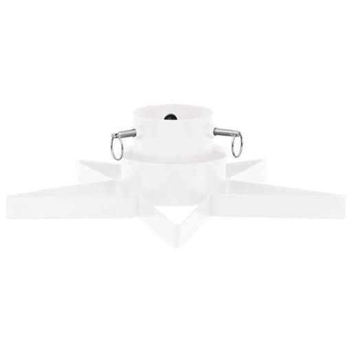 Christmas Tree Stand in White (47 x 47 x 13.5cm) - Little and Giant Explorers vidaXL