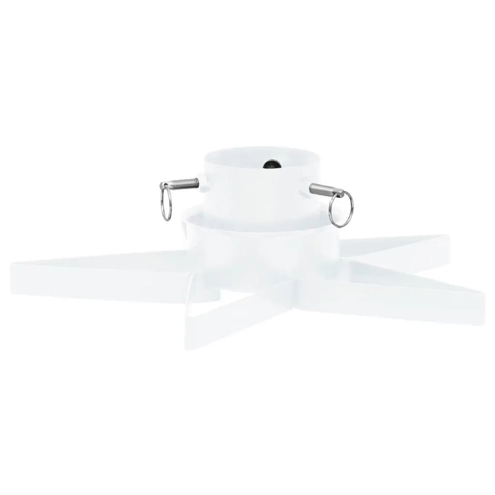 Christmas Tree Stand in White (47 x 47 x 13.5cm) - Little and Giant Explorers vidaXL