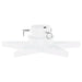 Christmas Tree Stand in White (47 x 47 x 13.5cm) - Little and Giant Explorers vidaXL