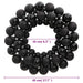 Christmas Wreath in Black with 82 Christmas Balls 45cm - Little and Giant Explorers vidaXL