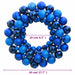 Christmas Wreath in Blue with 82 Christmas Balls 45cm - Little and Giant Explorers vidaXL