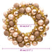 Christmas Wreath in Rose Gold 45cm - Little and Giant Explorers vidaXL