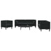 Classic 3-Seater Sofa – Black Velvet | Traditional Velvet Couch - Tapered Legs VIDAXL - Little and Giant Explorers