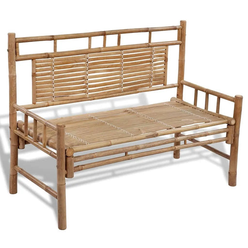 Garden Bench in Bamboo (120cm) - Little and Giant Explorers vidaXL