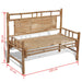 Garden Bench in Bamboo (120cm) - Little and Giant Explorers vidaXL