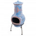 Clay Fireplace 'Colima' in Sea Blue and Red - Little and Giant Explorers RedFire