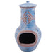 Clay Fireplace 'Colima' in Sea Blue and Red - Little and Giant Explorers RedFire