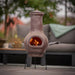 Clay Fireplace 'Salamanca' in Dark Red - Little and Giant Explorers RedFire